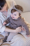 Meisjes Longsleeve rib - Better Together van Feetje in de kleur Bruin in maat 86.