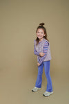 Meisjes Omkeerbaar teddy gilet - Wild Soul van Jubel in de kleur l.Lila in maat 128.