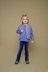 Meisjes Omkeerbaar teddy gilet - Wild Soul van Jubel in de kleur l.Lila in maat 128.