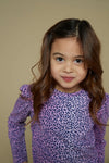 Meisjes Longsleeve AOP - Wild Soul van Jubel in de kleur l.Lila in maat 128.