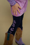 Meisjes Longsleeve AOP - Wild Soul van Jubel in de kleur l.Lila in maat 128.