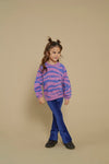 Meisjes Sweater AOP - Wild Soul van Jubel in de kleur Violet in maat 128.