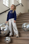 Meisjes Sweater - Wild Soul van Jubel in de kleur Indigo in maat 128.