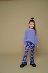 Meisjes Sweater gebreid - Wild Soul van Jubel in de kleur Lavendel in maat 128.