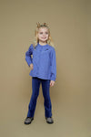 Meisjes Blouse - Wild Soul van Jubel in de kleur Lavendel in maat 128.