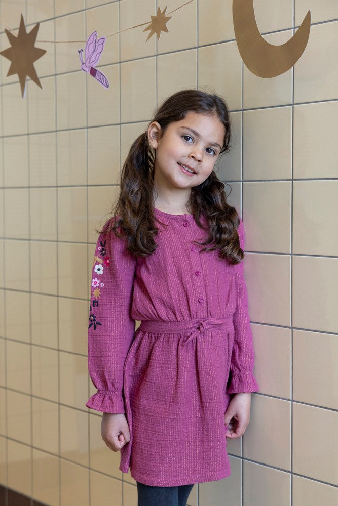 Meisjes Jurk - Shine Bright van Jubel in de kleur Violet in maat 128.