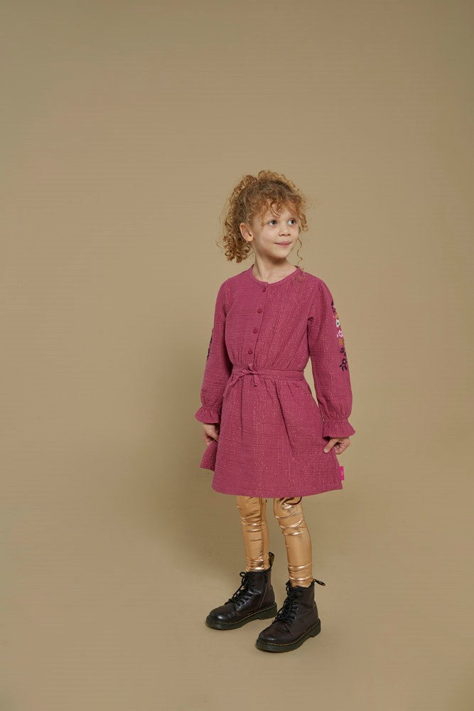 Meisjes Jurk - Shine Bright van Jubel in de kleur Violet in maat 128.