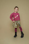 Meisjes Sweater - Shine Bright van Jubel in de kleur Violet in maat 128.