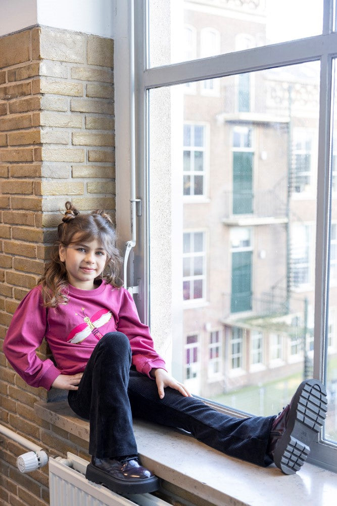 Meisjes Sweater - Shine Bright van Jubel in de kleur Violet in maat 128.