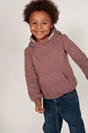 Jongens Hoody - Rock the Earth van Sturdy in de kleur Mauve in maat 128.