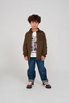 Jongens Longsleeve oversized - Rock the Earth van Sturdy in de kleur Offwhite in maat 128.
