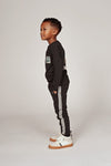 Jongens Broek loose fit - Fix It van Sturdy in de kleur Antraciet in maat 128.