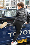 Jongens Broek loose fit - Fix It van Sturdy in de kleur Antraciet in maat 128.
