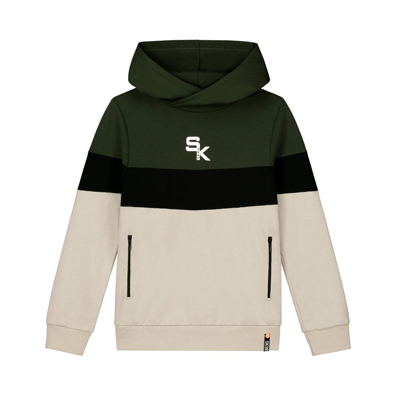 Skurk Hoodie Silke Army (outlet)