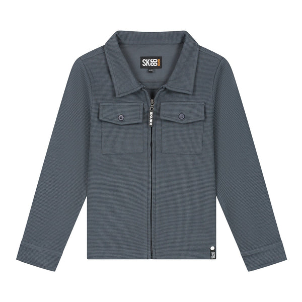 Jongens Zip overshirt Silly Grey van Skurk in de kleur grey in maat 170.