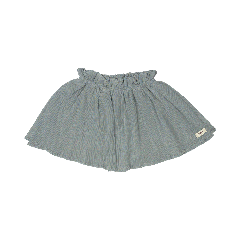 Baje Studio Strawberry crincle skirt greyish blue