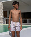 Sea'sons Swimshorts Striped Coral - White