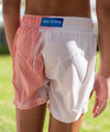 Sea'sons Swimshorts Striped Coral - White