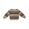 Baje Studio Surrey jacquard stripe pullover taupe multi