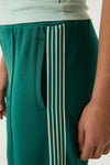 Meisjes Sporty pants with stripe van Garcia in de kleur Forest leaf in maat 164.