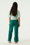 Meisjes Sporty pants with stripe van Garcia in de kleur Forest leaf in maat 164.