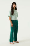 Meisjes Sporty pants with stripe van Garcia in de kleur Forest leaf in maat 164.