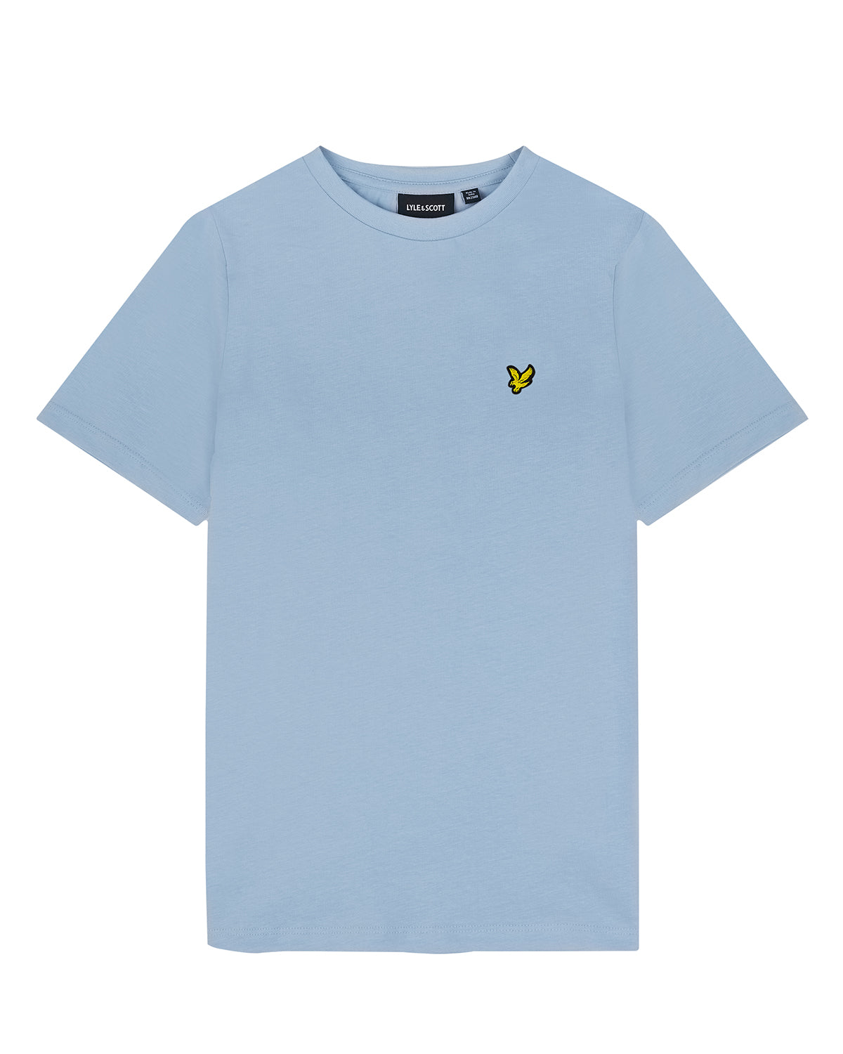Jongens Plain T-shirt van Lyle & Scott in de kleur W487 Light Blue in maat 170-176.