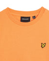Jongens Plain T-shirt van Lyle & Scott in de kleur X573 Kinetic Orange in maat 170-176.