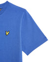Jongens Plain T-shirt van Lyle & Scott in de kleur X578 Now Blue in maat 170-176.