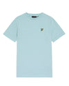 Jongens Plain T-shirt van Lyle & Scott in de kleur X580 Future Blue in maat 170-176.