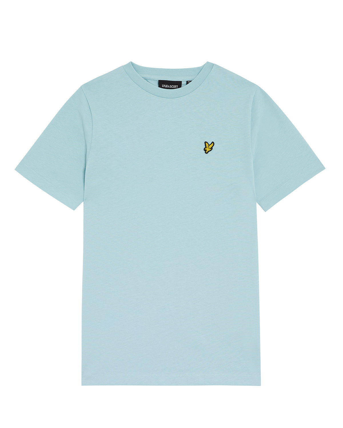 Jongens Plain T-shirt van Lyle & Scott in de kleur X580 Future Blue in maat 170-176.