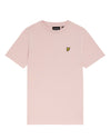 Jongens Plain T-shirt van Lyle & Scott in de kleur X595 Cloud Pink in maat 170-176.
