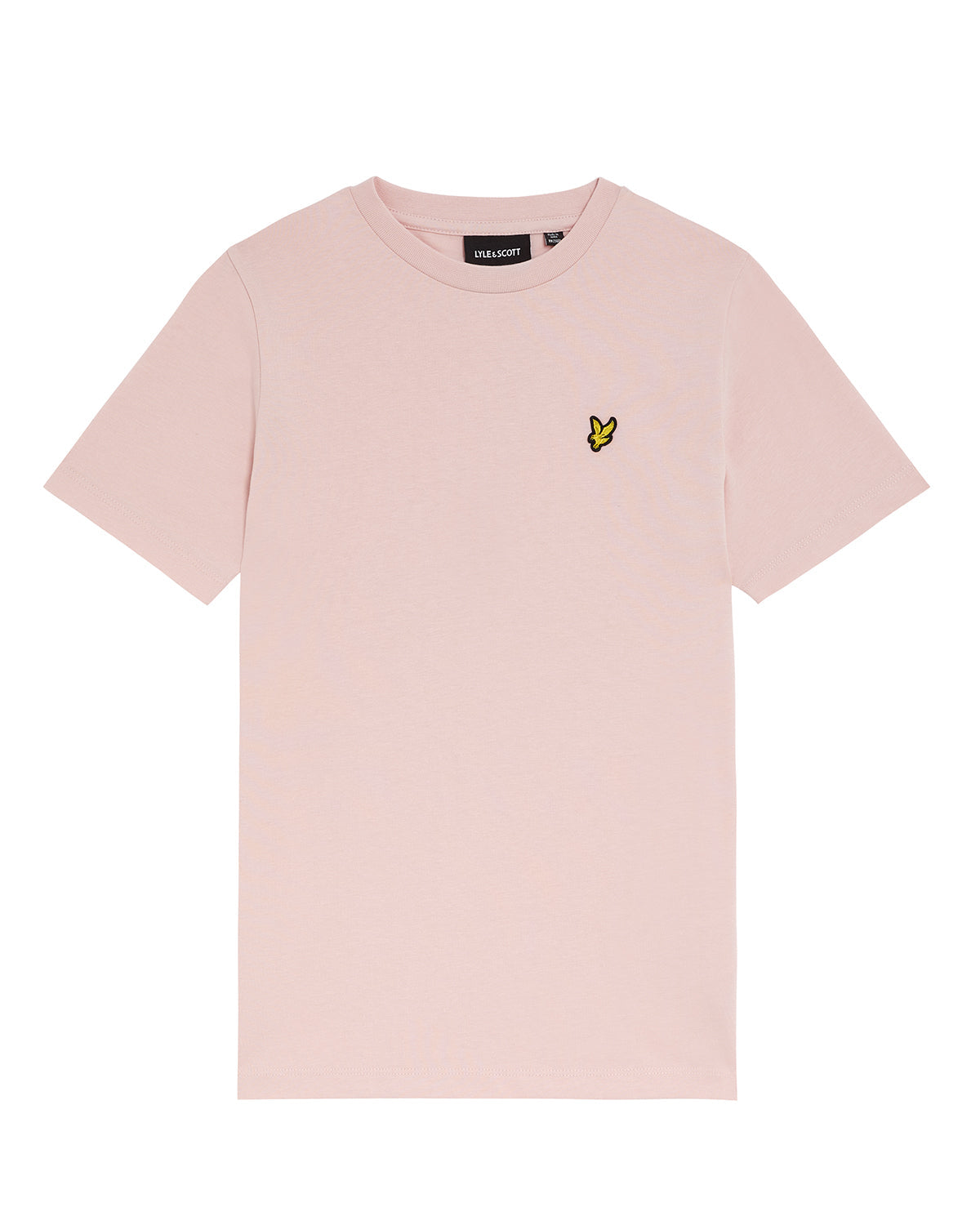 Jongens Plain T-shirt van Lyle & Scott in de kleur X595 Cloud Pink in maat 170-176.