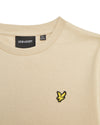 Jongens Plain T-shirt van Lyle & Scott in de kleur Z151 Stone in maat 170-176.