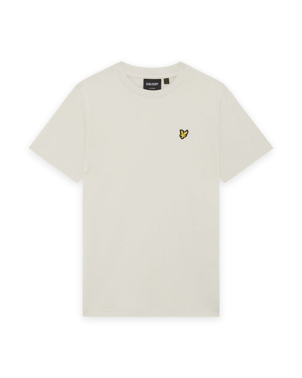 Jongens Plain T-shirt van Lyle & Scott in de kleur W503 Putty in maat 170-176.