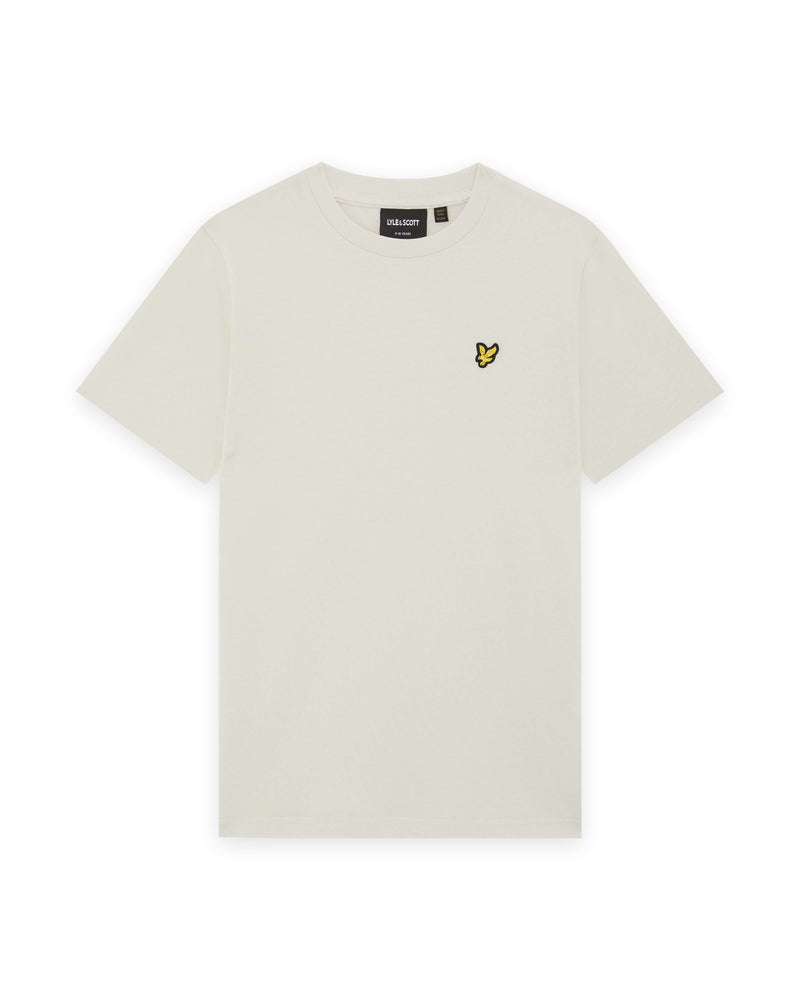 Jongens Plain T-shirt van Lyle & Scott in de kleur W503 Putty in maat 170-176.