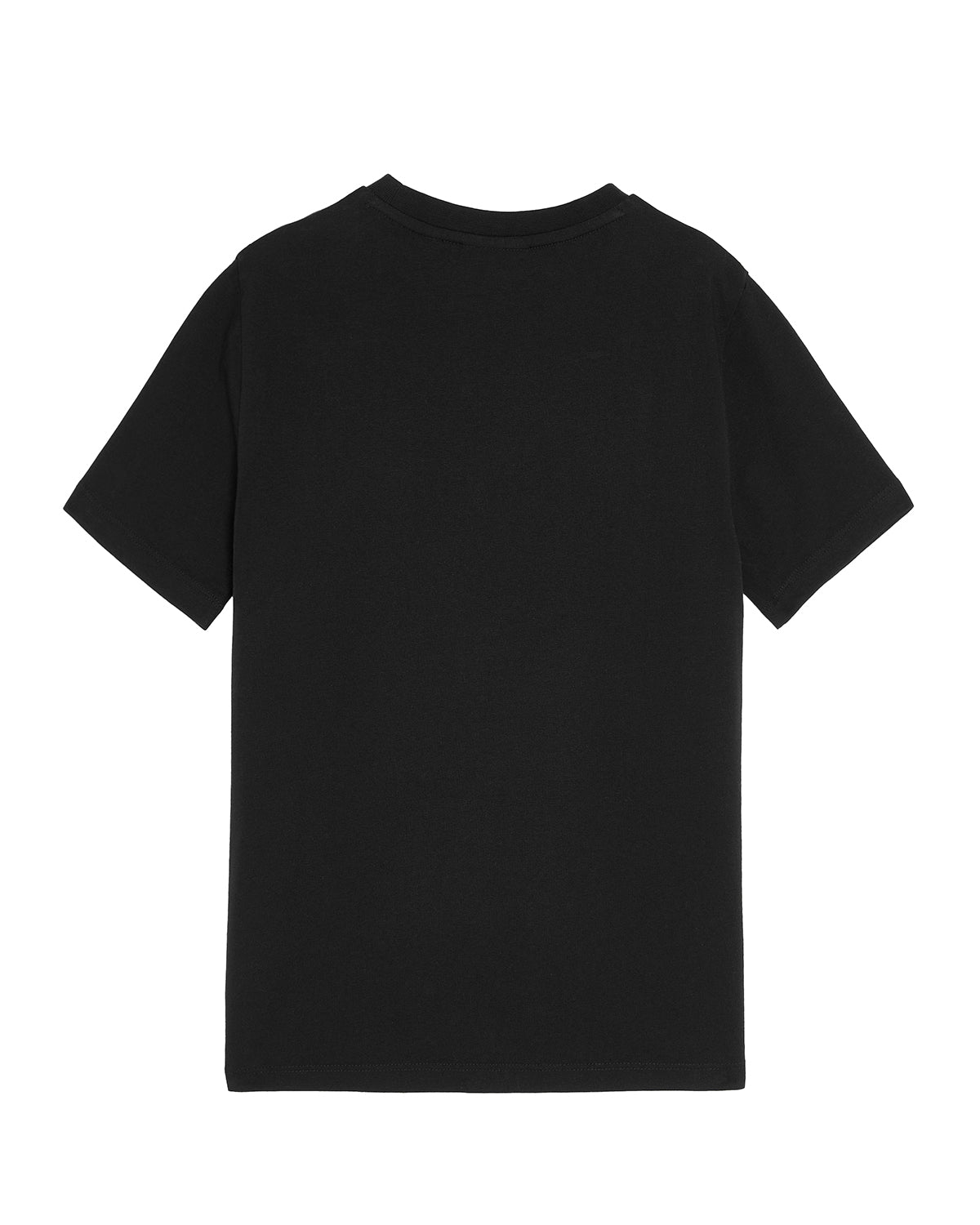 Jongens Script Embroidered T-shirt van Lyle & Scott in de kleur Z865 Jet Black in maat 170-176.