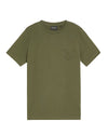 Jongens Embossed Eagle  T-shirt van Lyle & Scott in de kleur X848 Deep Depths in maat 170-176.