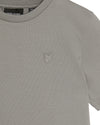 Jongens Tonal T-shirt van Lyle & Scott in de kleur X852 Sharkskin in maat 170-176.