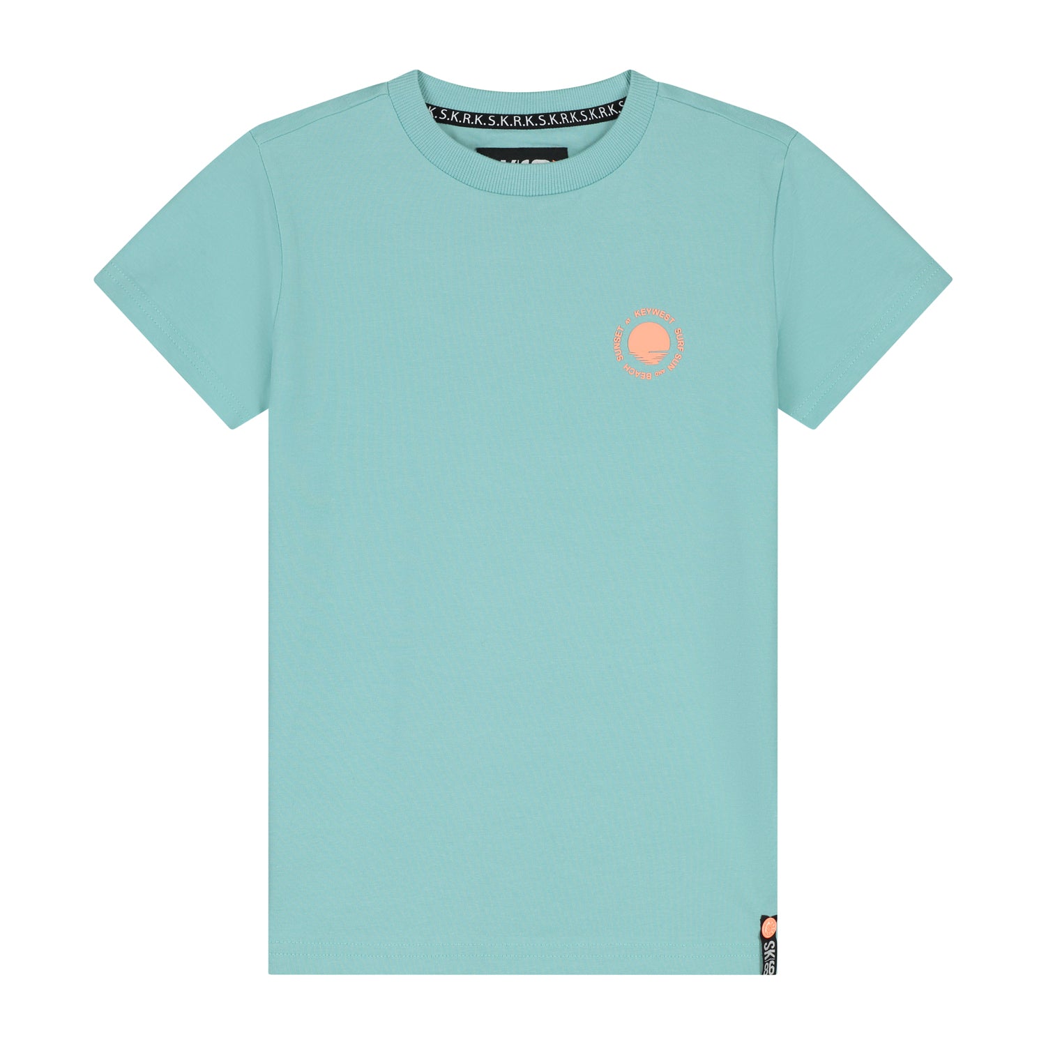 Skurk T-shirt Tama Pastel Turquoise