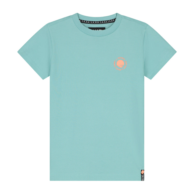 Skurk T-shirt Tama Pastel Turquoise