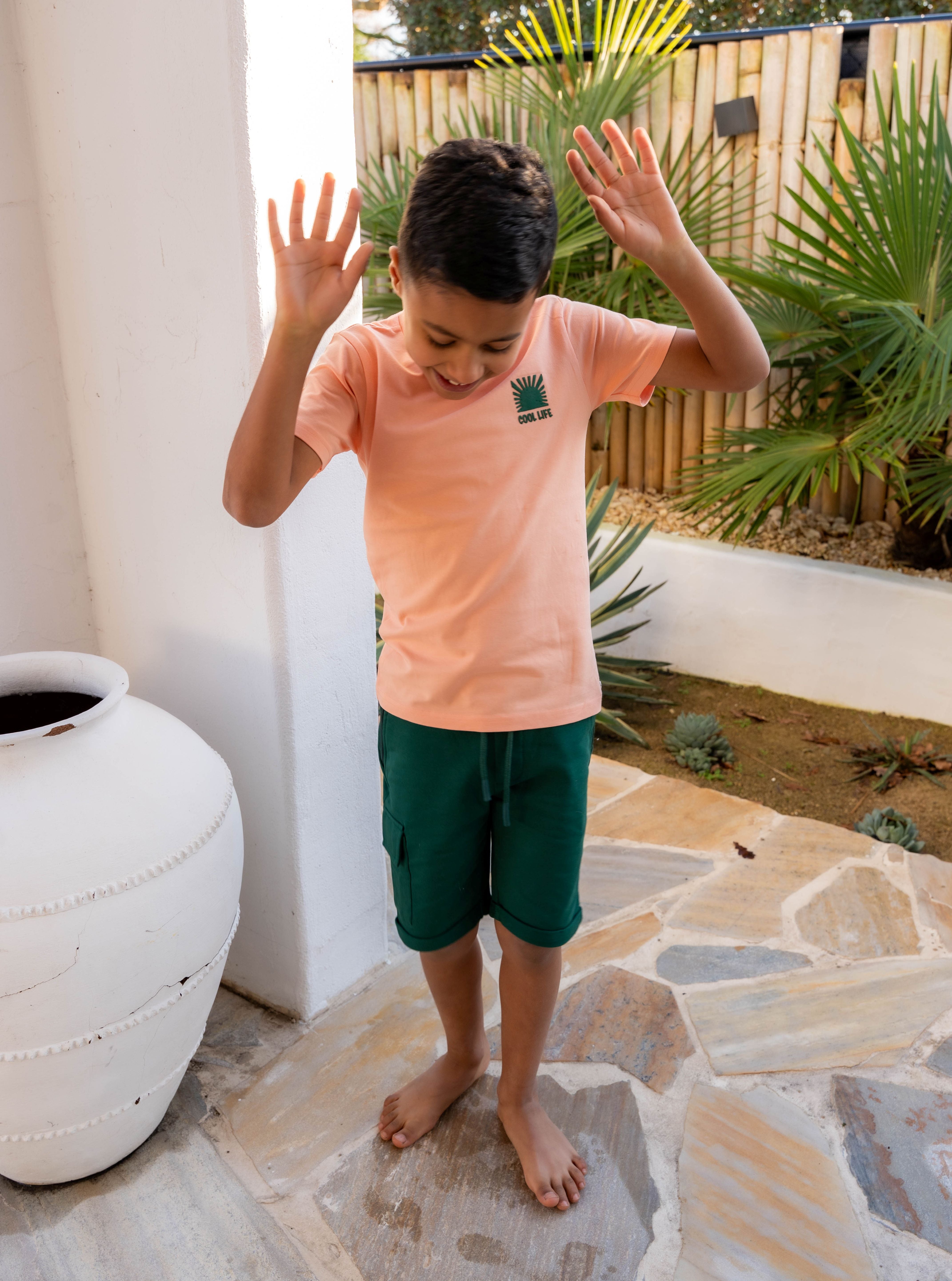 Skurk T-shirt Tank Peach