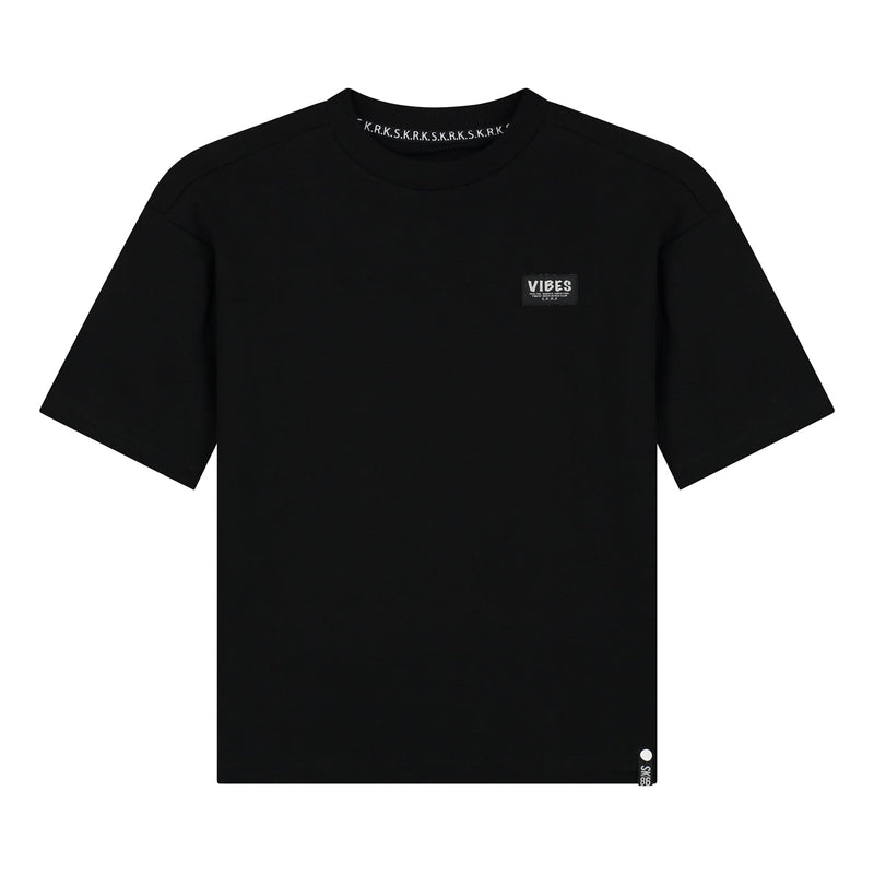 Jongens T-shirt Ties van Skurk in de kleur Black in maat 170.