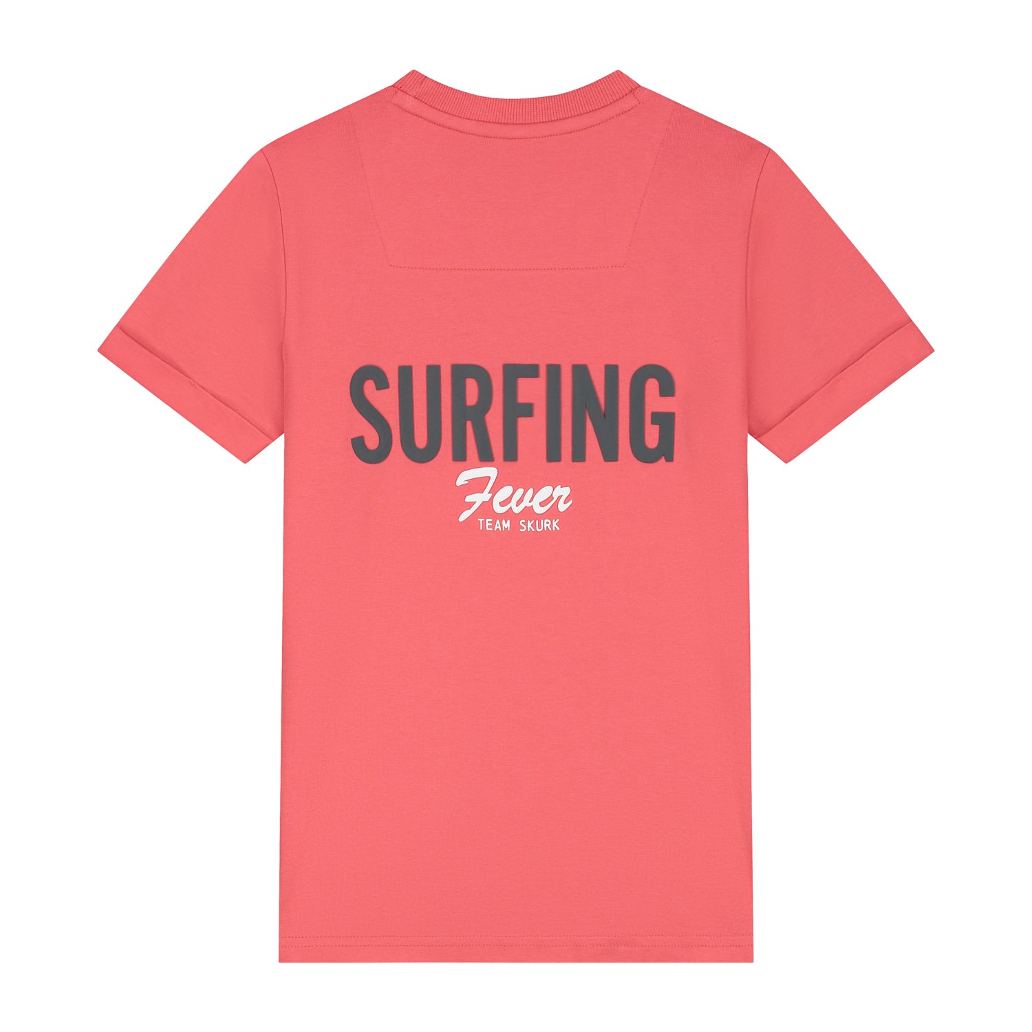 Jongens T-shirt Tima van Skurk in de kleur Raspberry in maat 170.