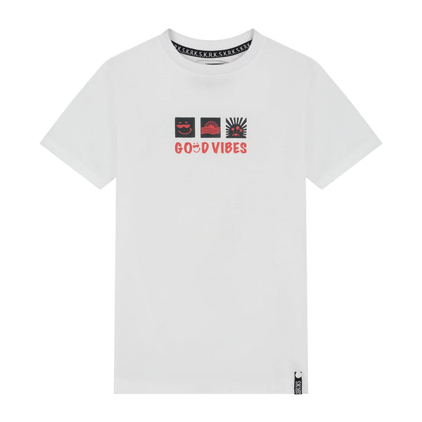 Jongens T-shirt Timas van Skurk in de kleur White in maat 170.