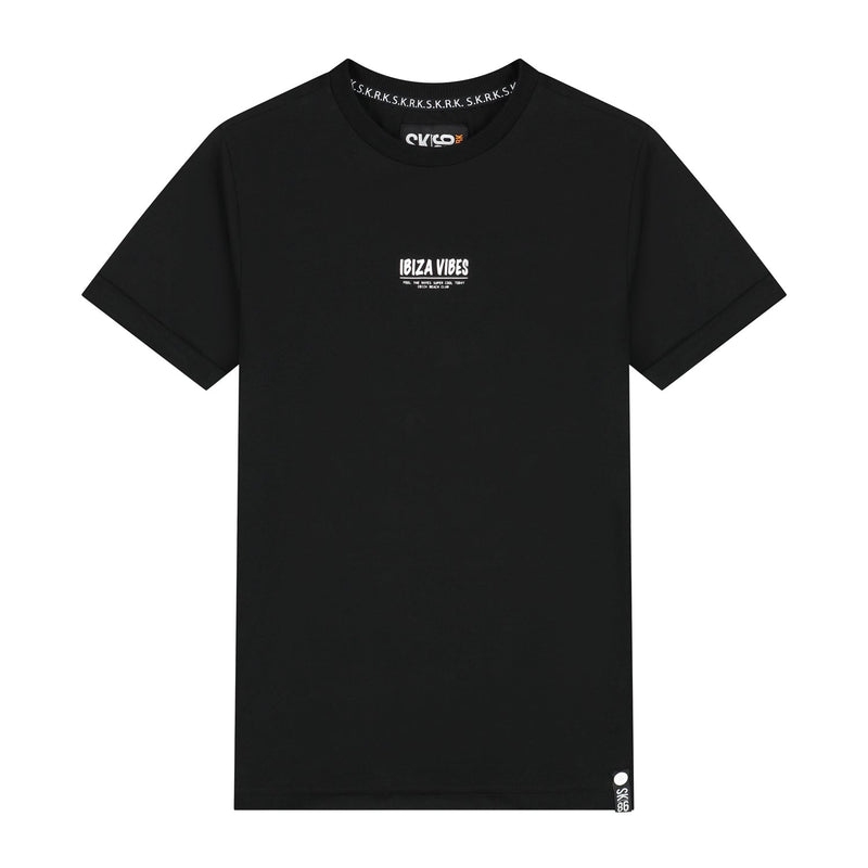 Jongens T-shirt Tino van Skurk in de kleur Black in maat 170.