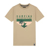 Jongens T-shirt Tropic van Skurk in de kleur Sand in maat 170.