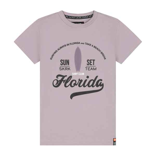 Skurk T-shirt Twan Aubergine