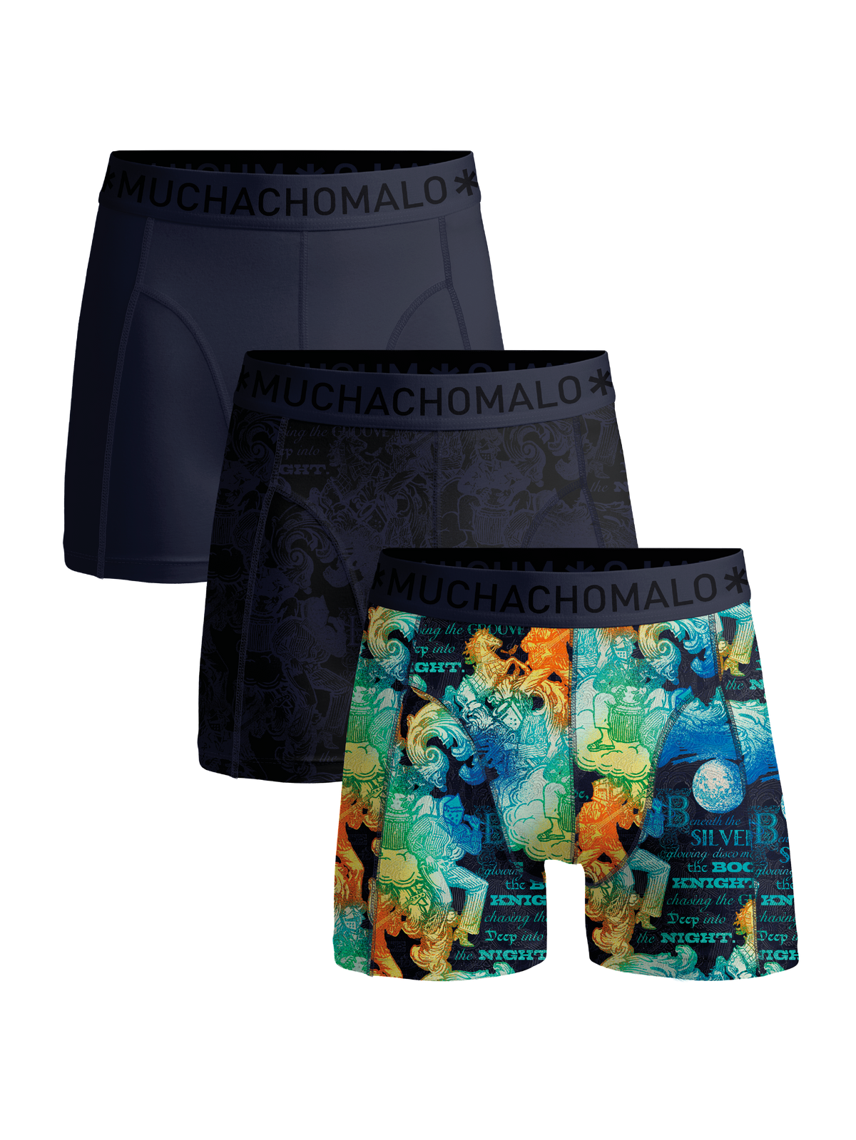 Muchachomalo Boxer 3-pack Boogie Knights
