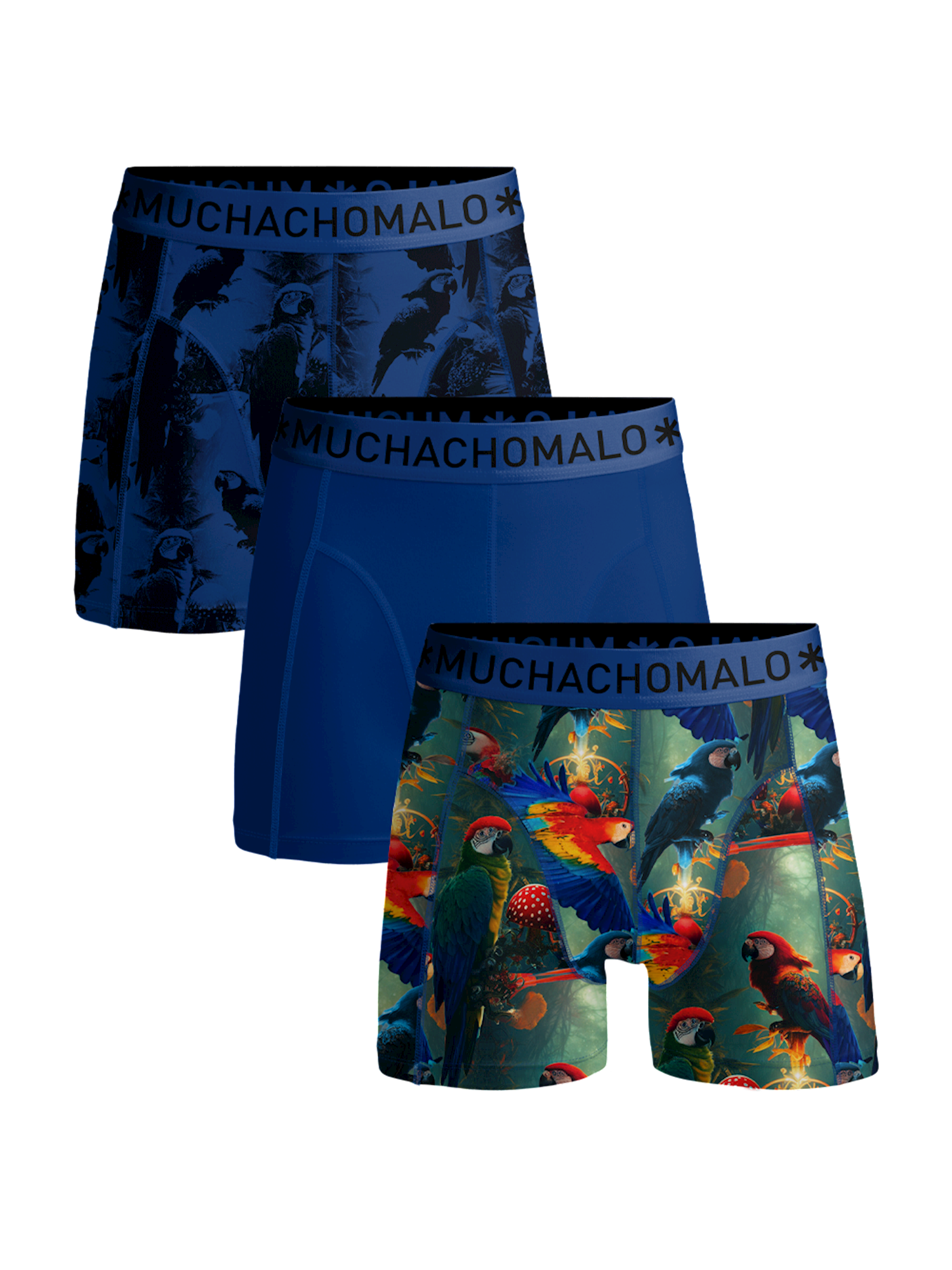 Muchachomalo Boxer 3-pack Print / Solid